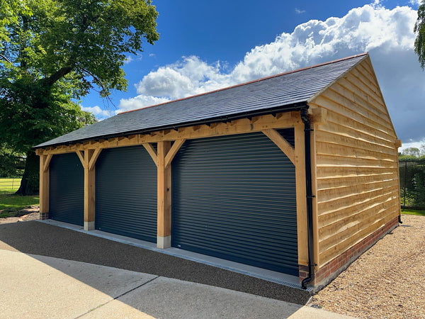 3-bay Oak Garage